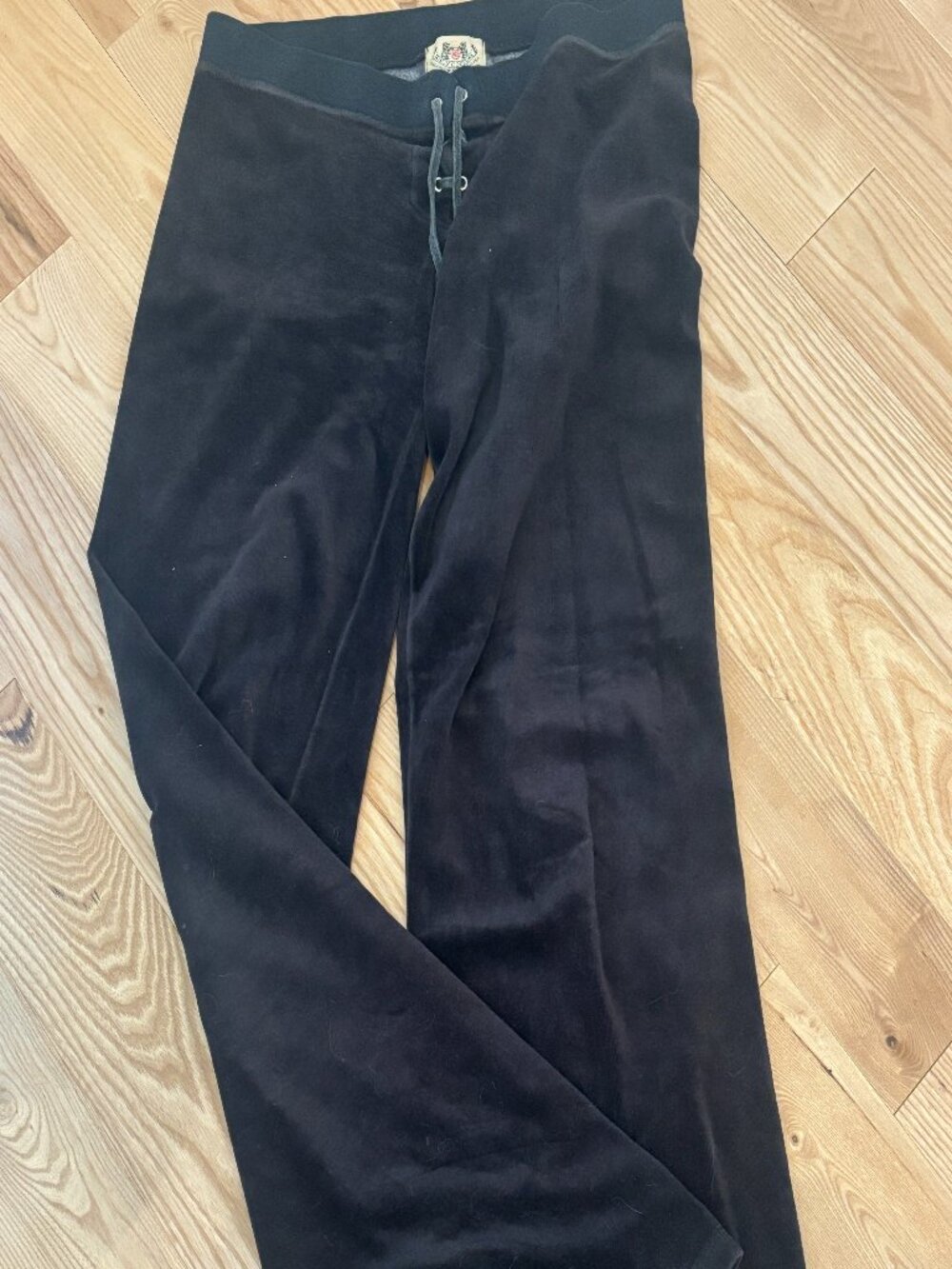 Juicy Couture Velour Pant with Tie-Up Front Design | Women's M